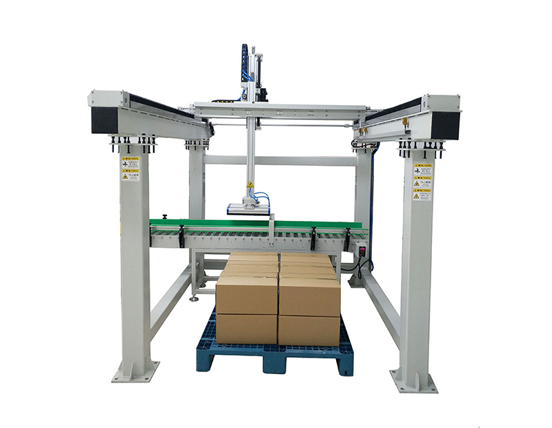 坐標 雙工位 紙箱 旋轉(zhuǎn)碼垛機,